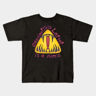 Laptop Mimic Label Kids T-Shirt